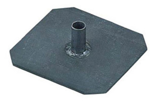 Lead Square Earth Plate With Lead Pipe