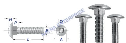 stainless-steel-carriage-bolts-dimensions