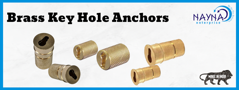 Brass Key Hole Anchors